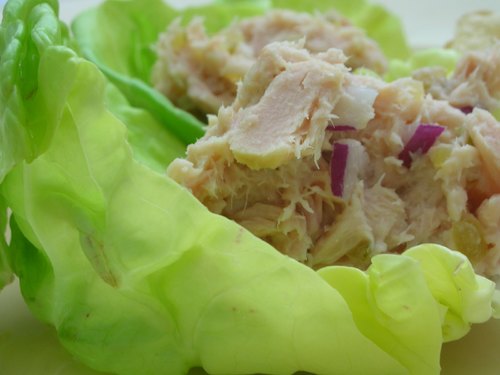 Tuna Salad in Lettuce Cups