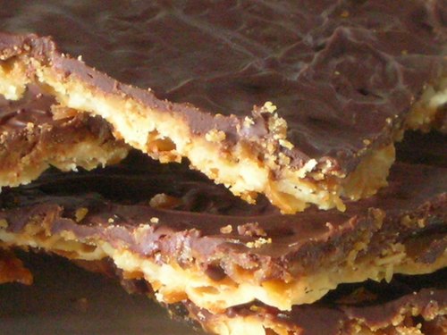 Chocolate Matzoh Crunch