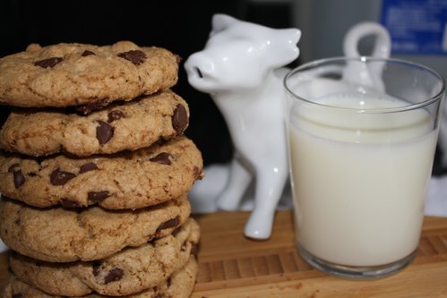 Whole Wheat Chocolate Chip Cookies