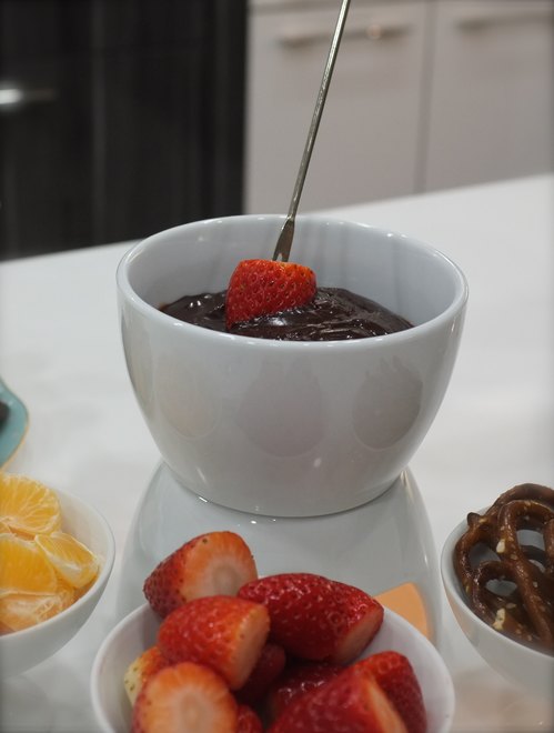 Chocolate Fondue with California Strawberries