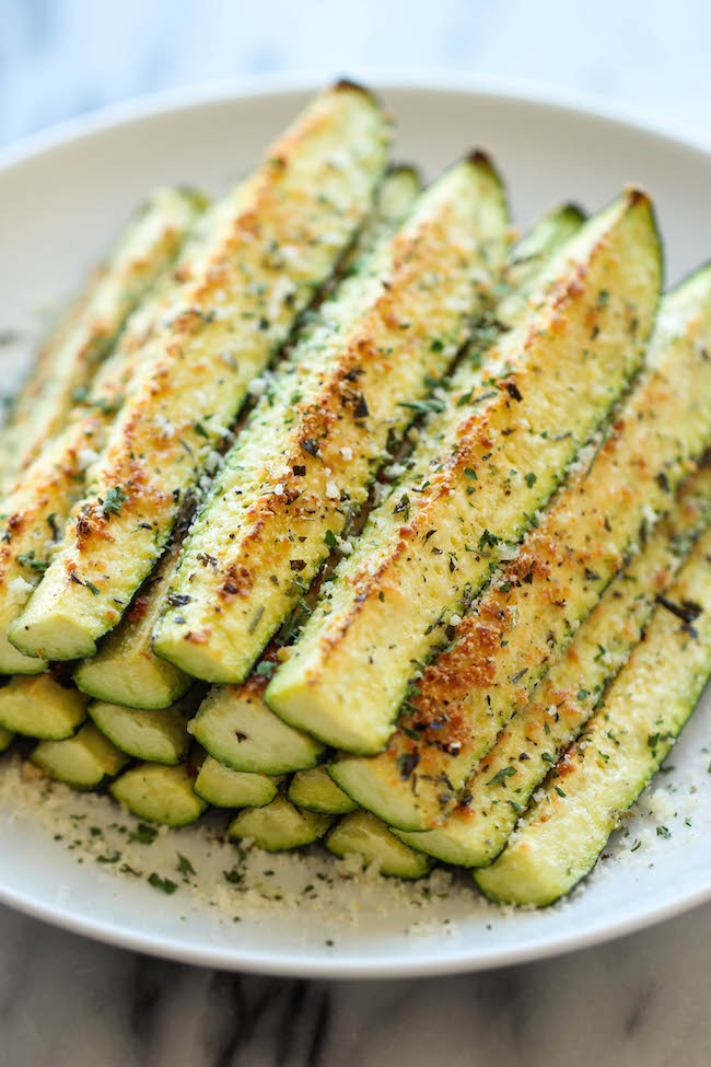 "Crisp, tender zucchini sticks oven-roasted to absolute perfection. It’s healthy, nutritious and completely addictive!"