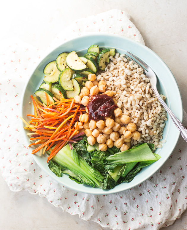 A beautiful balanced dinner all in one bowl. 