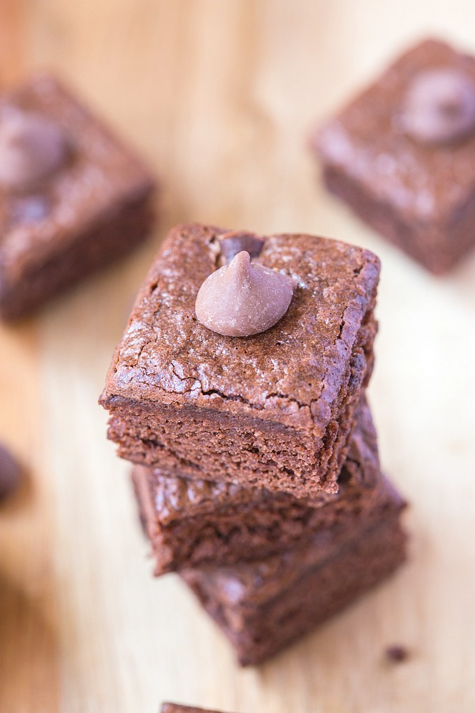 Fudgy and dense with undetectable zucchini hidden inside. Vegan, gluten-free and with a high-protein recipe option