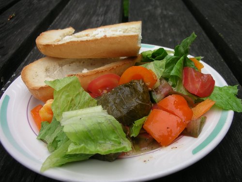 Greek Salad Sandwich