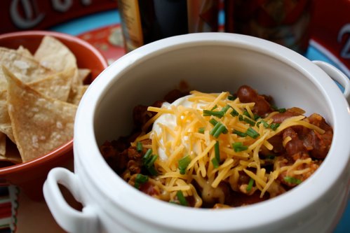 Turkey Chili and Chips