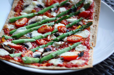 Thin Crust Veggie Pizza