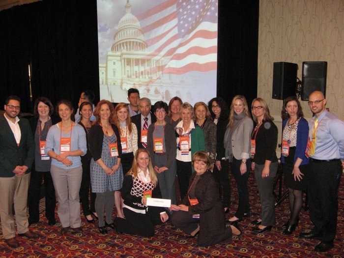 Members of the California Dietetic Association at the Public Policy Workshop