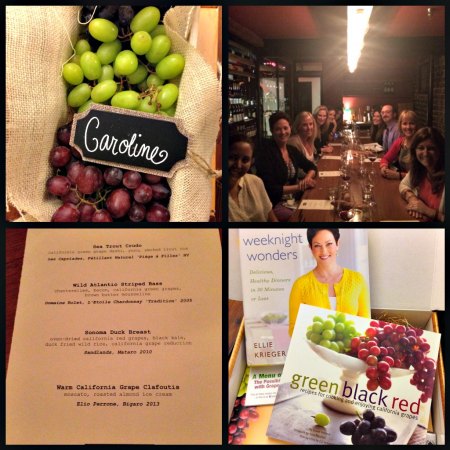 Dinner with the California Table Grape Commission at Republique in LA