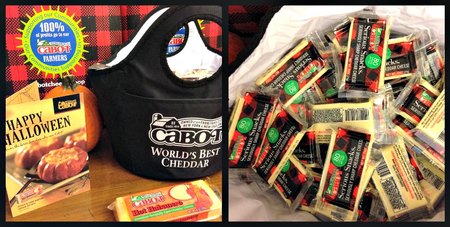 Cabot sent me a cooler bag full of 80-calorie snack size cheddars and my husband and I have wasted no time breaking into them :) (I am a member of the Cabot Cheese Board and they send me free products, but all opinions are my own)
