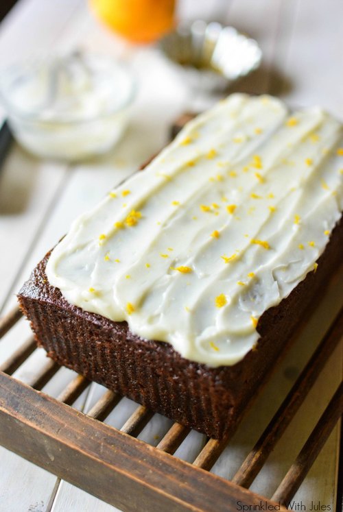 Gingerbread+Loaf+with+Orange+Zest+Cream+Cheese+Frosting+-+Sprinkled+With+Jules