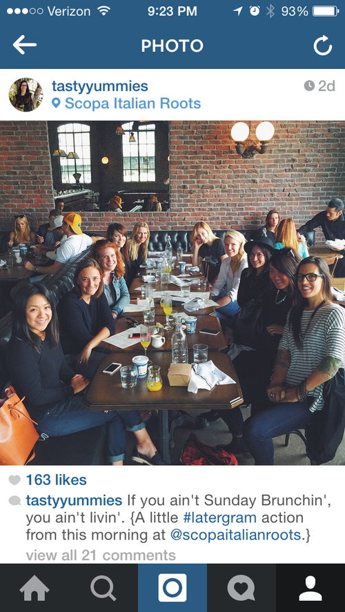 L.A. Food Blogger Brunch