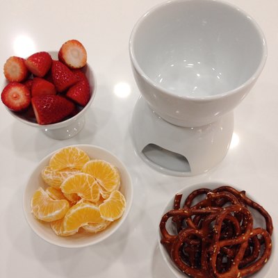 Chocolate Fondue with California Strawberries