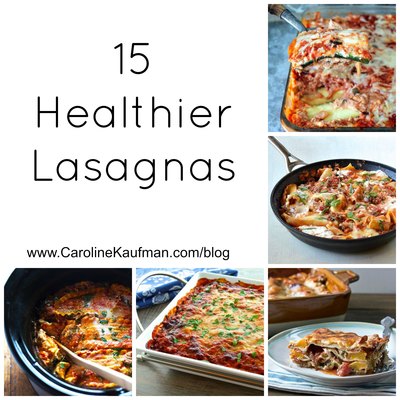 15 Healthier Lasagnas