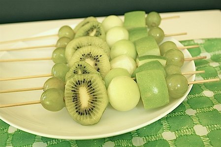 Saint Patrick's Day Fruit Skewers