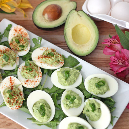 Saint Patrick's Day Roundup: Avocado Deviled Eggs