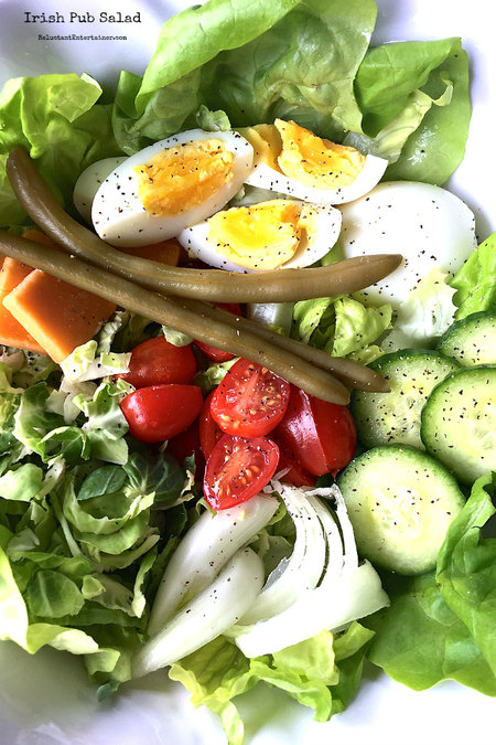 Saint Patrick's Day Irish Pub Salad